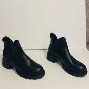 Steve Madden Black Ankle Booties